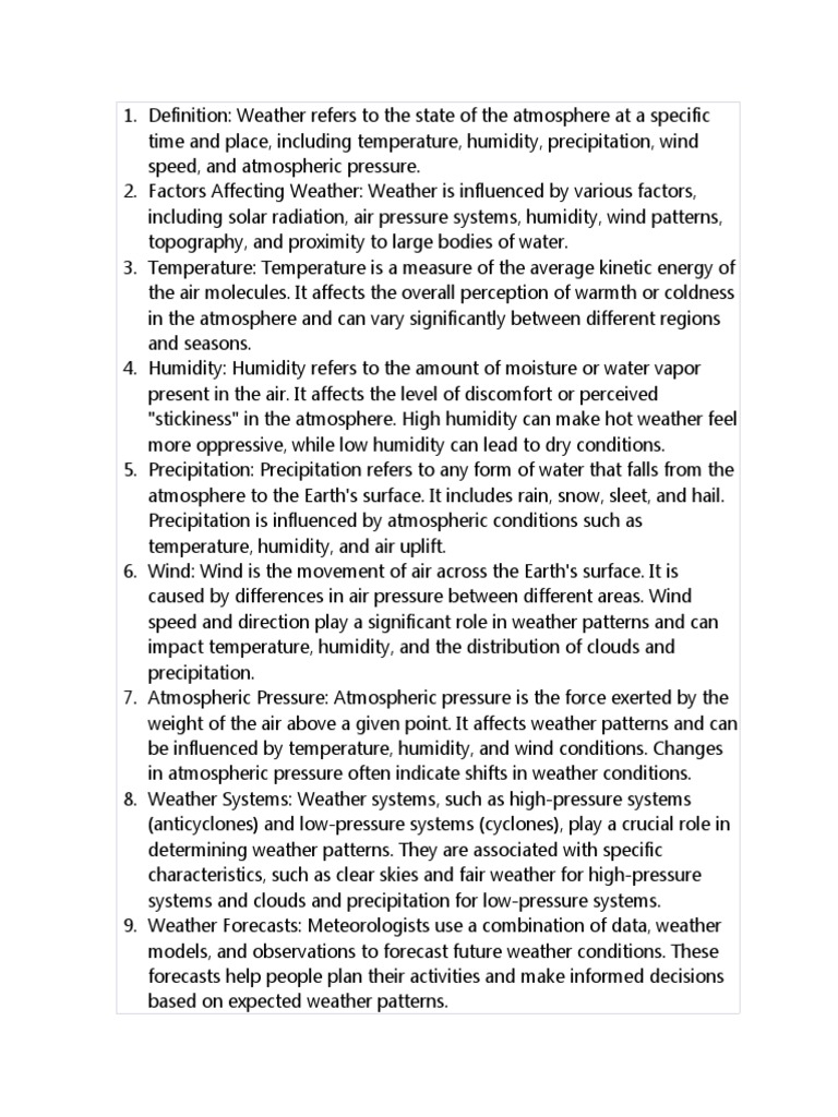 Weather Pdf Weather Atmosphere Of Earth