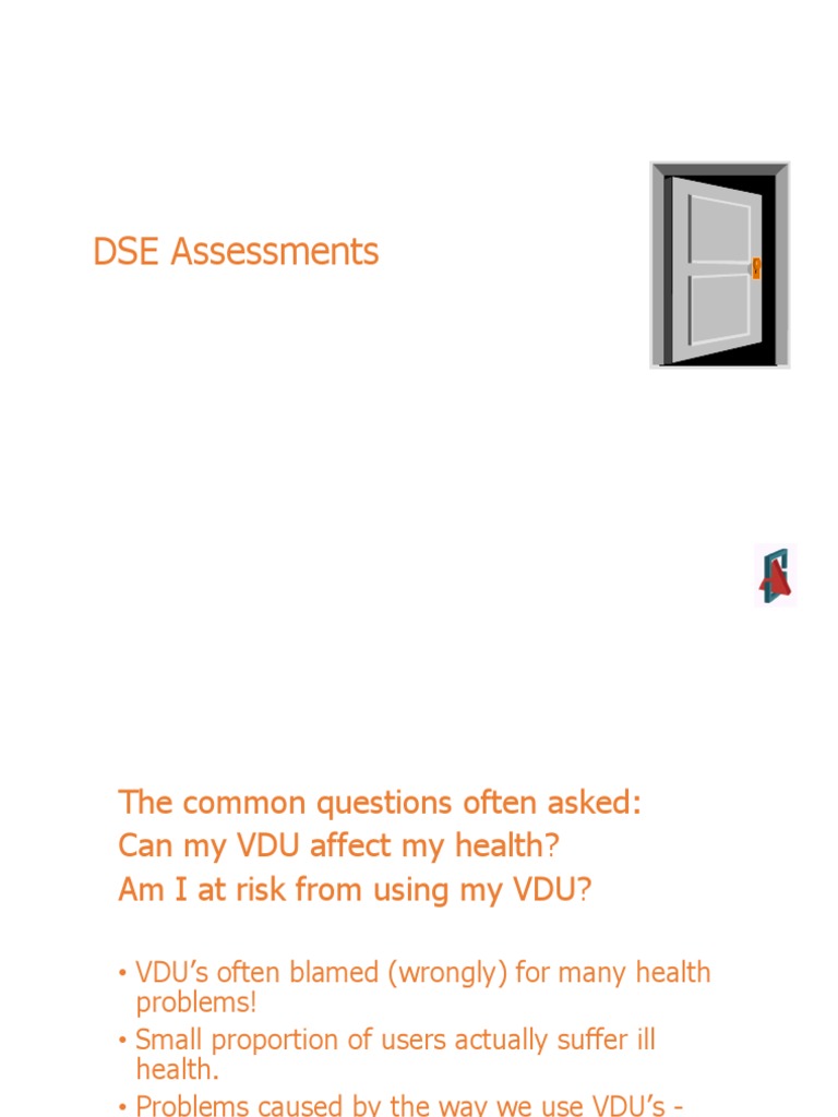 Display Screen Equipment Assessment PDF Computer Keyboard Chair