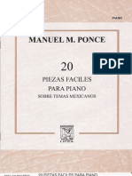 Manuel M. Ponce - 20 Piezas Fáciles para Piano