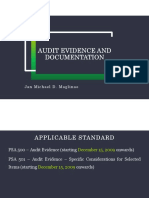 Audit Evidence and Documentation Lecture