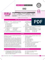Ieo Sample Paper Class-11