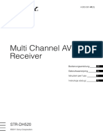 Multi Channel AV Receiver: STR-DH520