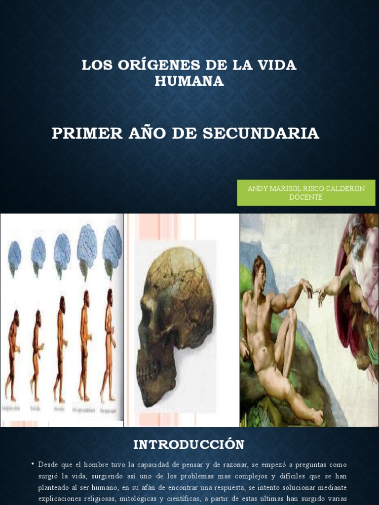 Los Orígenes de La Vida Humana | PDF | Evolución | Tierra