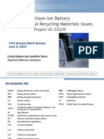 Vehicle Technologies Office Merit Review 2015 Lithium Ion Battery Production