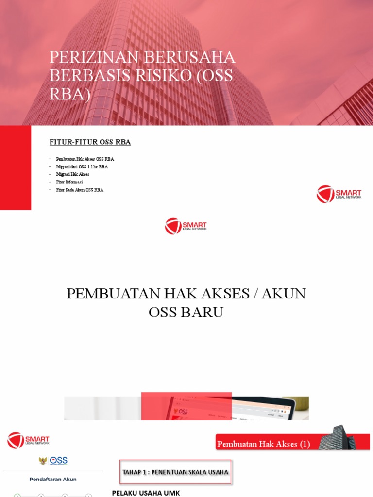 Fitur Utama OSS RBA dan Migrasi Akun | PDF | Pengelolaan Keuangan & Uang