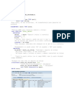 Funciones en ABAP Documentadas