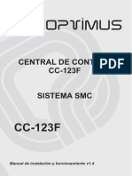 Central de Control CC-123F Sistema SMC: Manual de Instalación y Funcionamiento v1.4