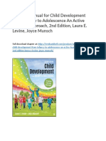 Solution Manual For Child Development From Infancy To Adolescence An Active Learning Approach 2nd Edition Laura e Levine Joyce Munsch