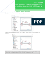 Deshabilitar La Signatura Digital para PLC USB y Unitelway