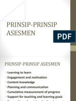 Pertemuan 4 PRINSIP PENILAIAN PENDIDIKAN