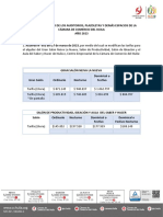 Tarifas Alquiler de Auditorios y Plazoletas Camara de Comercio Del Huila