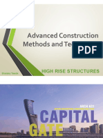 Advanced Construction Methods and Techniques: High Rise Structures