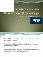 Prezentare Caz 7 - Ulcer Duodenal Hemoragic