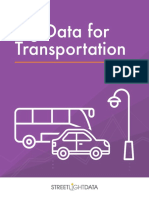 BigData For Transportation - StreetLight Data