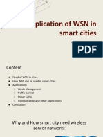 BT19ECE082 - Applications of WSN in Smart Cities