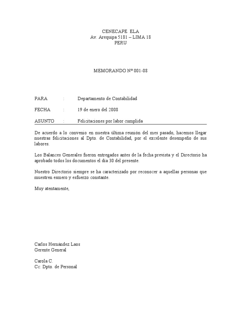 pdf modelo memorandum DE MODELOS MEMORANDO