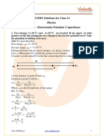 NCERT Solutions For Class 12 Physics Chapter 2 Electrostatic Potential Capacitance - Free PDF