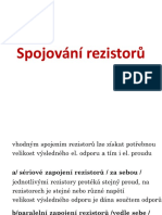 Spojovani Rezistoru Teorie