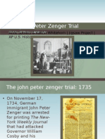 The John Peter Zenger Trial