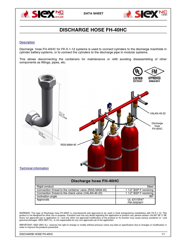 FH-40HC Discharge Hose Instructions | PDF | Pipe (Fluid Conveyance ...