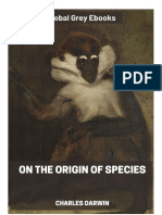 Charles Darwin on the Origin of Species
