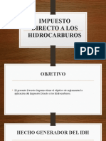 Impuesto Directo A Los Hidrocarburos - Derecho Comercial