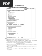 Machine Hour Rate Ormat of Computation of Machine Hour Rate