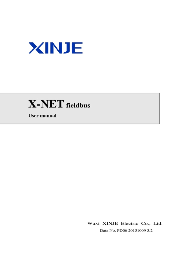 XNET Manual | PDF | Computer Network | Programmable Logic Controller