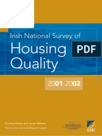 Irish National Survey of Housing Quality 2001 2002