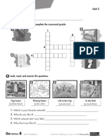 Worksheet Unit 2