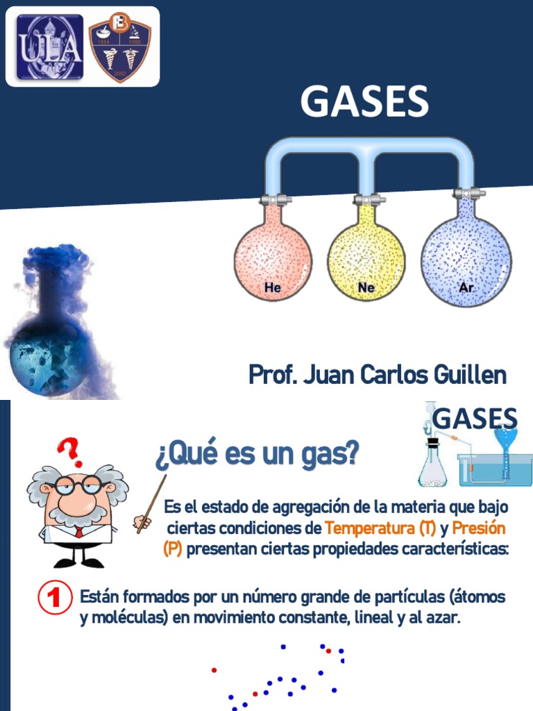 Propiedades y Comportamiento de Gases | PDF | Gases | Mole (Unidad)