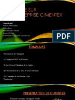Expose Sur L'entreprise CIMENTEX