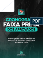 Cronograma de Estudos Faixa Preta