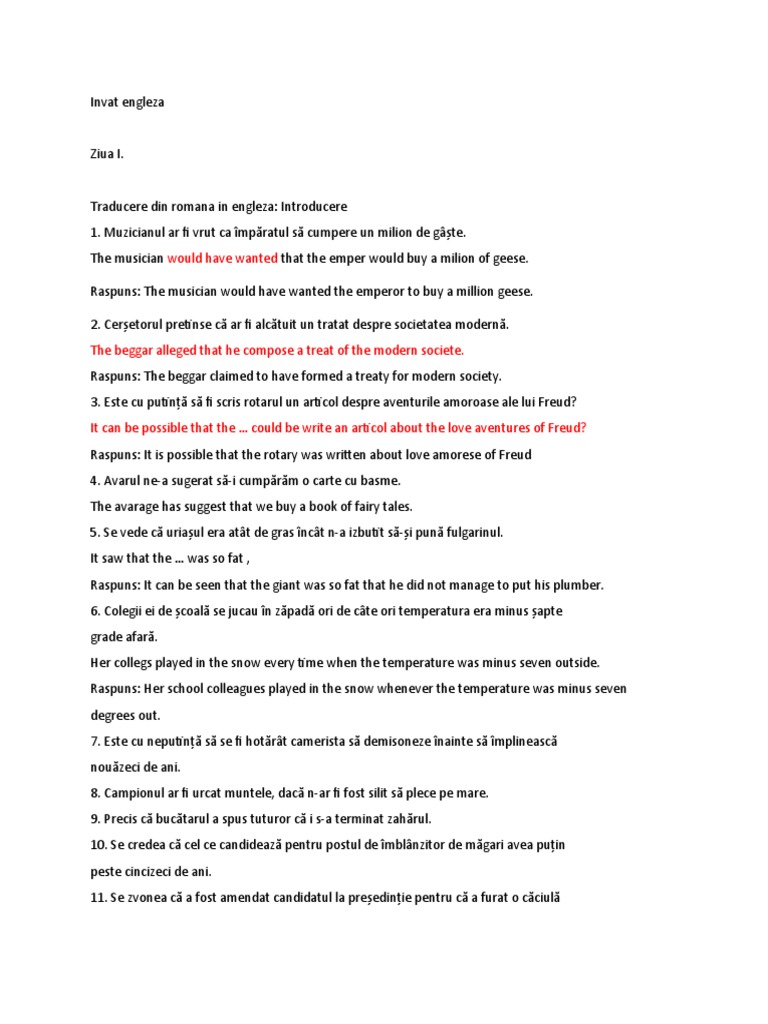 Invat Engleza | PDF