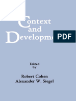 Context and Development (Cohen and Siegel)