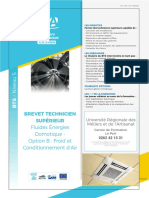 BTS Fluides e Unergies Domotique Option B Froid Et Conditionnement dOCOair