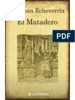 El Matadero-Esteban Echeverria