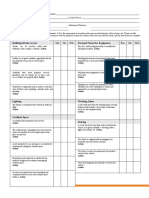 Safe Work Proceduers and Check List