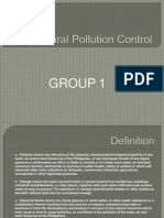 Agricultural Pollution Control