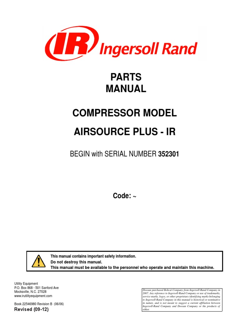 INGERSOLL RAND 185 AIR COMPRESSOR PARTS DIAGRAM PDF FREE intelligence overview