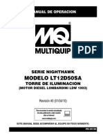 Manual de Servicio Planta Luminatia Multiquip