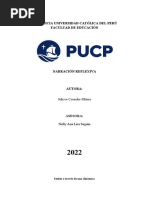 Narración Reflexiva 2022