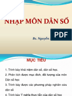 Nhập môn dân số - bài giảng