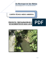 Perfil de Proyecto Mantenimiento de Tanque Las Minas