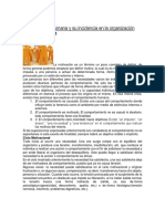 La Motivación Humana y Su Incidencia en La Organización