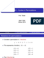 Cycle of Permutation