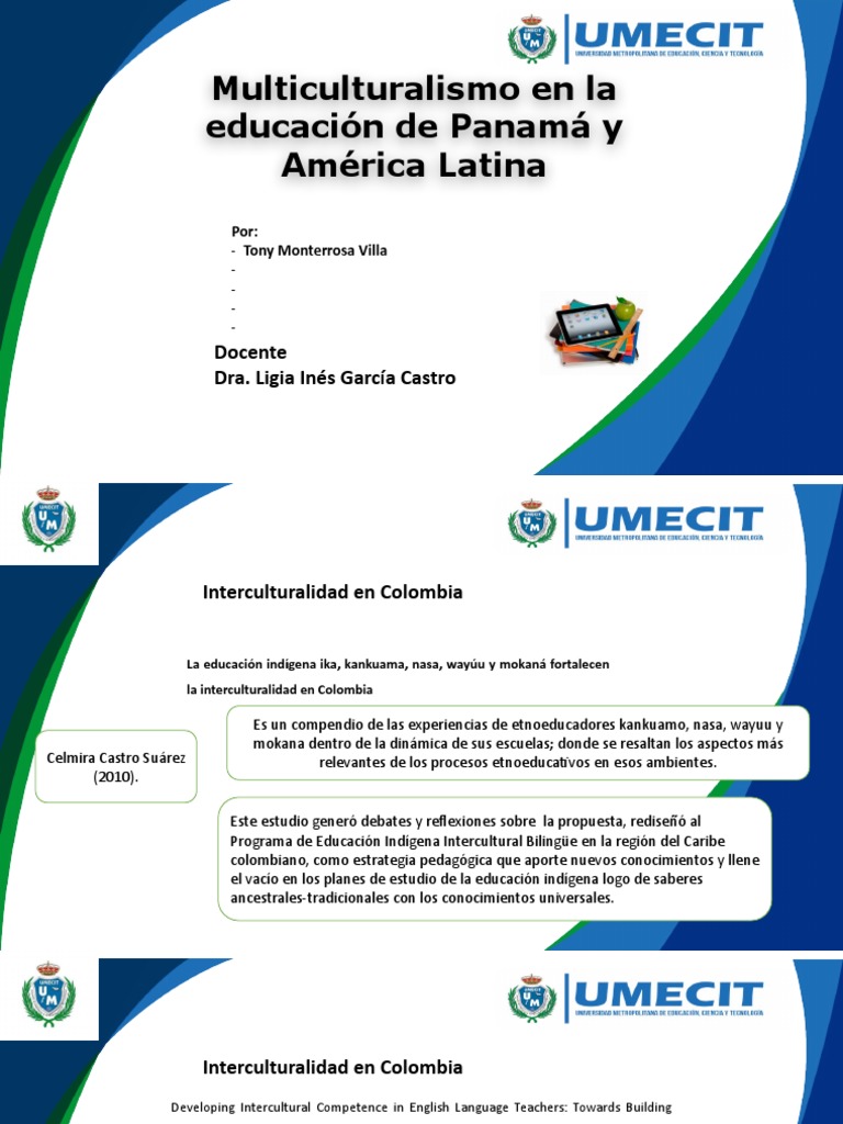 Multiculturalismo en La Educación de Panamá y América Latina | PDF ...