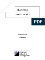 Statistics Assignment 2