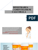 Administrarea Medicamentelor Pe Cale Orala