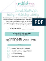 120 Day Book Publishing Checklist Updated 6 - 22